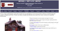 Desktop Screenshot of mjwey.co.uk